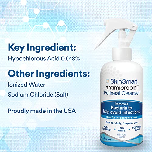 SkinSmart Antimicrobial Perineal Cleanser, Ideal for Incontinence Care SkinSmart Antimicrobial uk supplements