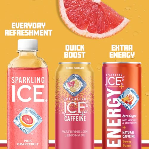 Sparkling Ice, Pink Grapefruit Sparkling Water, Zero Sugar Flavored Water, with Antioxidants Sparkling ICE uk supplements