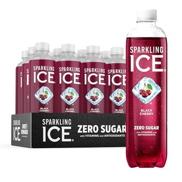 Sparkling Ice, Black Cherry Sparkling Water, Zero Sugar Flavored Water, with Vitamins Sparkling ICE uk supplements