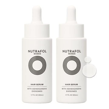 Nutrafol Women's Hair Serum, Safe for Hair Extensions and Color, for Visible Thickness and Strength, Vegan, Lightweight and Fast-Absorbing - 1.7 Fl Oz, Pack of 2 Nutrafol uk supplements