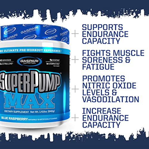 Gaspari Nutrition SuperPump MAX, The Ultimate Pre Workout Powder, Sustained Energy Gaspari Nutrition uk supplements