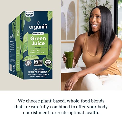 Organifi: GO Packs - Green Juice - Organic Superfood Supplement Powder - 30 Count Organifi uk supplements