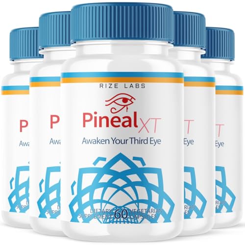 (5 Pack) Pineal XT, Official Pineal XT Gold Supplement Premium Blend to Awaken rize labs uk supplements
