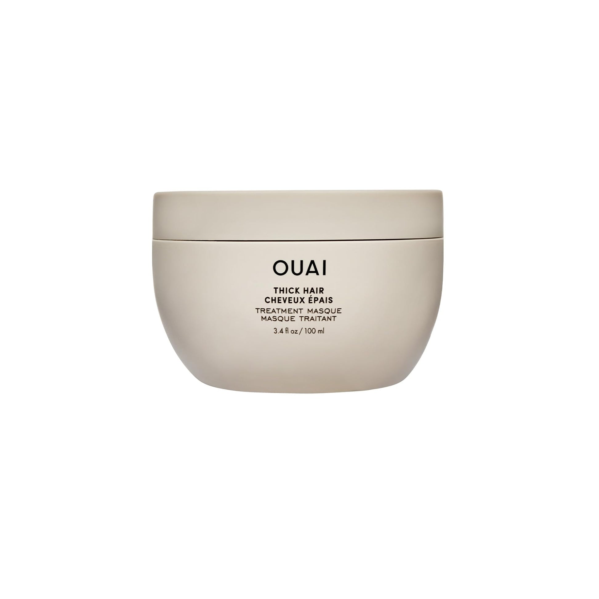 OUAI Thick Hair Mask - Treatment Masque with Almond Oil, Olive Oil, & Hydrolyzed Keratin to Restore Damaged Hair - Phthalate & Paraben Free Masque (3.4 Oz) OUAI uk supplements