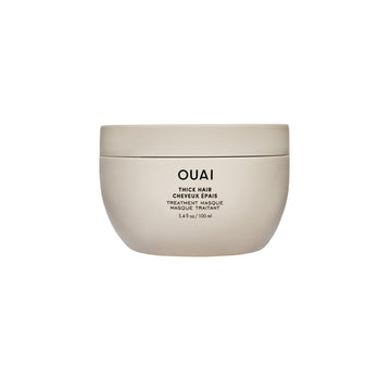 OUAI Thick Hair Mask - Treatment Masque with Almond Oil, Olive Oil, & Hydrolyzed Keratin to Restore Damaged Hair - Phthalate & Paraben Free Masque (3.4 Oz) OUAI uk supplements