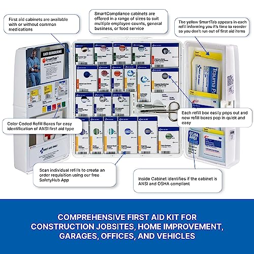 First Aid Only 1000-FAE-0103 50-Person SmartCompliance OSHA First Aid Kit First Aid Only uk supplements