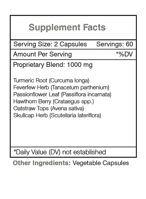 Secrets of the Tribe - Nerve Secret, Healthy Nerves Formula, Herbal Supplement Blend (120 Capsules) Secrets of the Tribe uk supplements