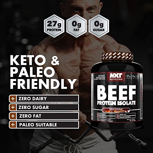 NXT Nutrition Beef Protein Isolate Powder - Protein Powder High in Natural Amino Acids NXT Nutrition uk supplements