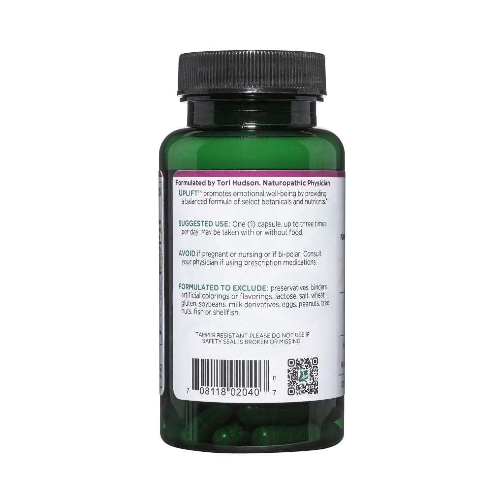 Vitanica Uplift, Mood and Emotional Support, Vegan, 60 Capsules Vitanica uk supplements