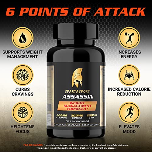 Spartasport Assassin Weight Management Formula - Weight Loss Pills for Women Men Spartasport uk supplements