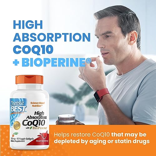 Doctor's Best High Absorption CoQ10 with BioPerine, Heart Health & Energy Production Doctor's BEST uk supplements