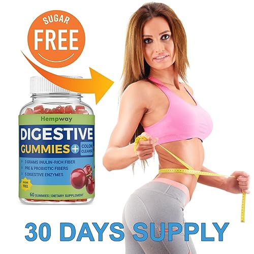HEMPWAY Fiber Gummies for Digestive Colon Cleanse - Health & Daily Weight Support HEMPWAY uk supplements