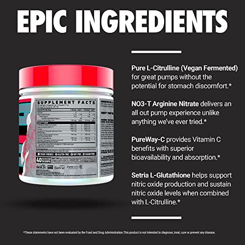 GHOST Pump Nitric Oxide Powder, Peach - 40 Servings - Sugar-Free & Stim-Free Pre GHOST uk supplements