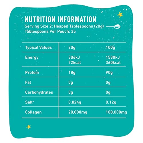 Cosmic Molecule UK's 1st 20,000mg Collagen Peptides Powder 350G (up to 35 Servings) Cosmic Molecule uk supplements