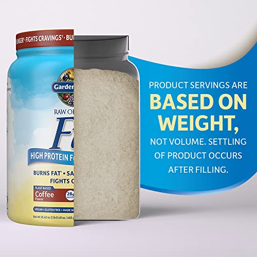 Garden of Life Raw Organic Fit Vegan Protein Powder Coffee, 28g Plant Based Protein Garden of Life uk supplements