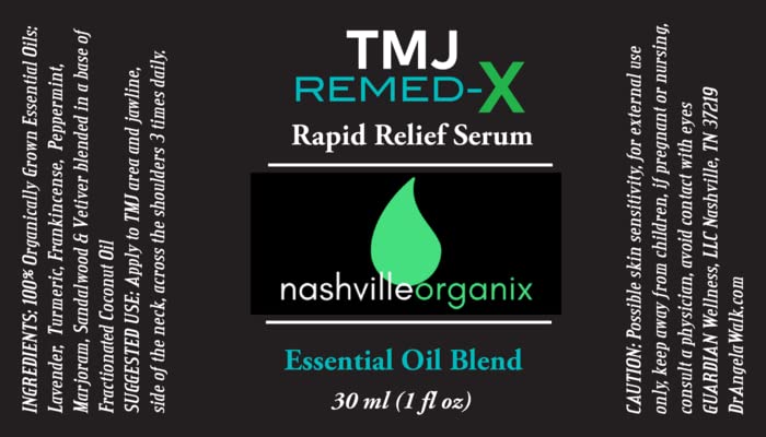Dr. A's TMJ Remed-X Rapid Relief Serum | Deep Muscle & Jaw Tension Essential Oil Cream Doctor Angela Essential uk supplements