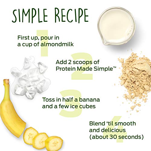 Vega Protein Made Simple, Dark Chocolate - Stevia Free Vegan Protein Powder Vega uk supplements