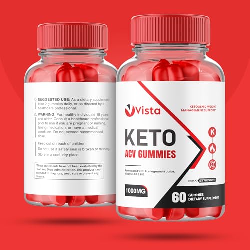 (2 Pack) Vista Keto Acv Gummies - Official Formula, Vegan - Vista Keto + Acv Gummies Healthly uk supplements