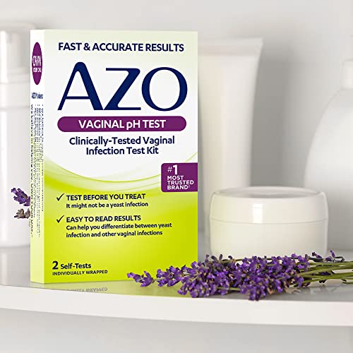AZO Vaginal pH Test Kit, Clinically-Tested Vaginal Infection Test Kit, Fast & Accurate Results AZO uk supplements