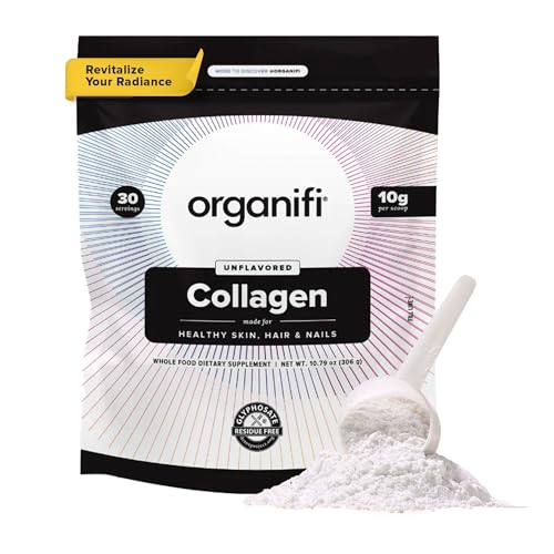 Organifi Collagen Powder - Fuller Hair, Stronger Nails, and Radiant Skin - Replenish Organifi uk supplements