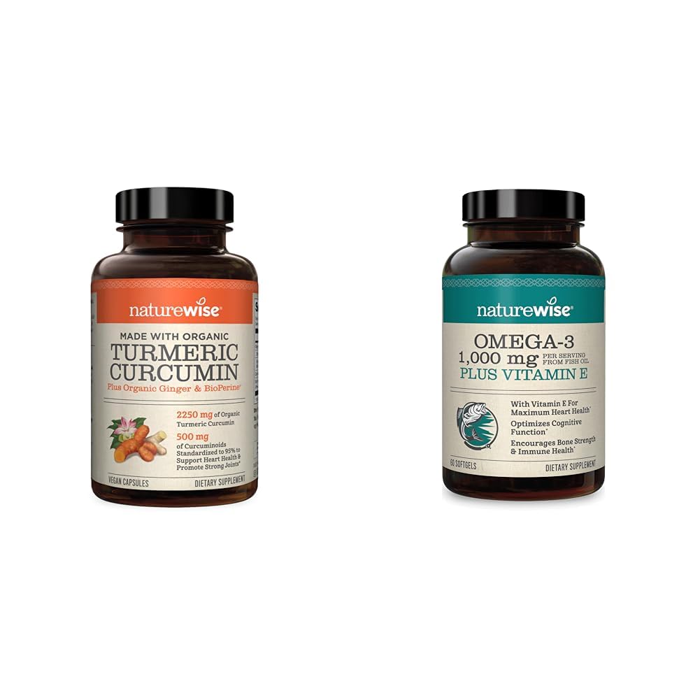 NatureWise Curcumin Turmeric 2250mg 95% Curcuminoids & BioPerine Black Pepper NatureWise uk supplements