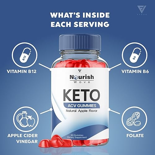 Nourish Wave Keto ACV Gummies Advanced Weight Loss Ketogenic AVC Apple Cider Fyvus uk supplements