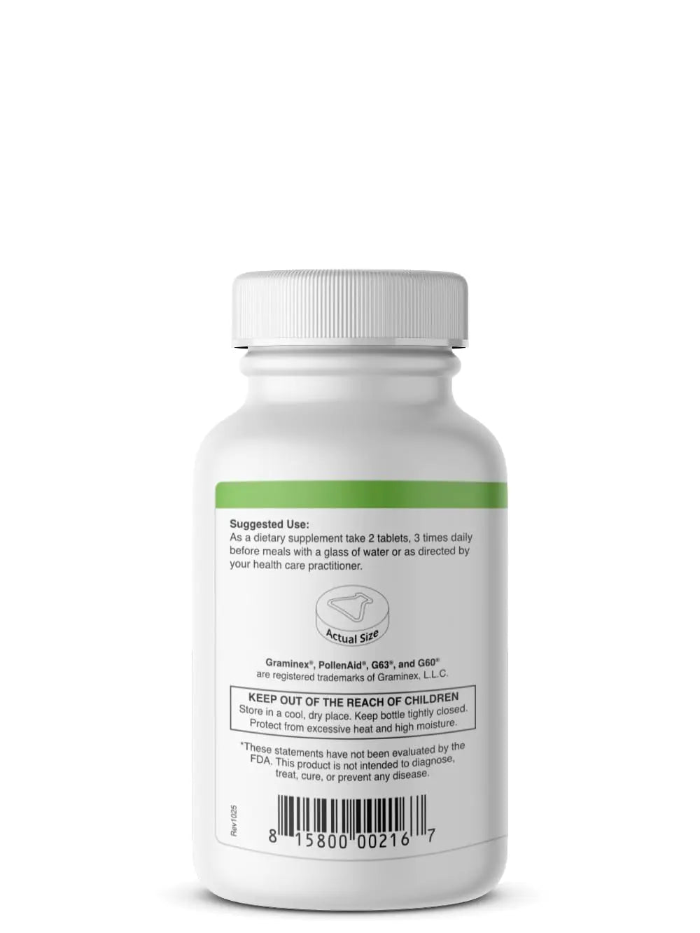 Graminex PollenAid Prostate Supplement: All Natural Prostate Support for Bladder Control & Urinary Tract Health, Rye Pollen Extract Made in USA, 90 Tablets Graminex uk supplements