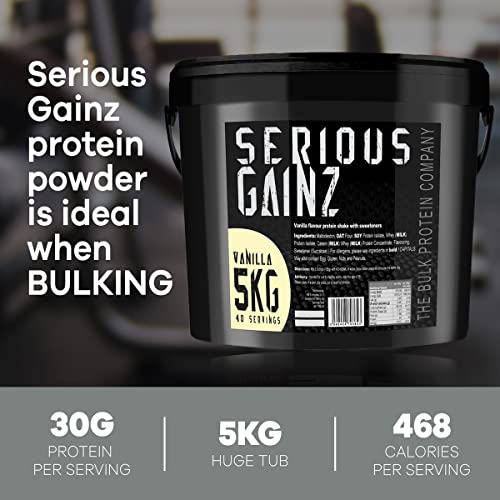 The Bulk Protein Company, SERIOUS GAINZ - Whey Protein Powder - Weight Gain, Mass Gainer The Bulk Protein Company uk supplements