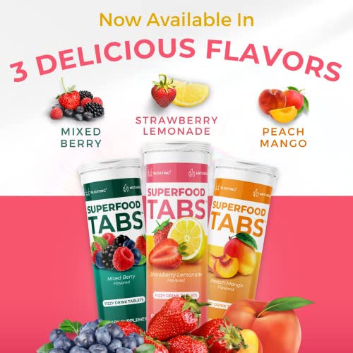Superfood Tabs Detox Cleanse Drink - Fizzy Nutrition Supplement for Women and Men skinnytabs uk supplements