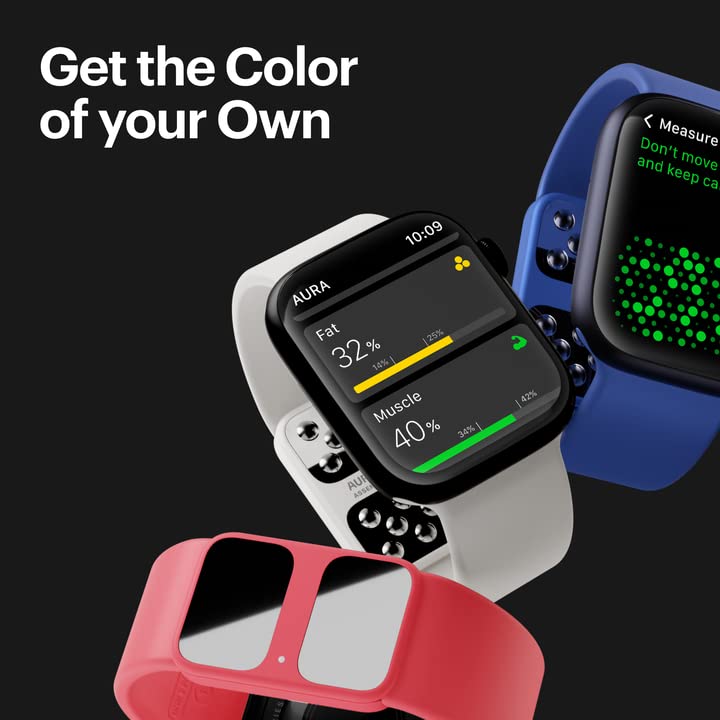 AURA Strap 2 Compatible w Apple Watch – for Body Fat, BMI & Weight Loss - Body Composion AURA Strap uk supplements