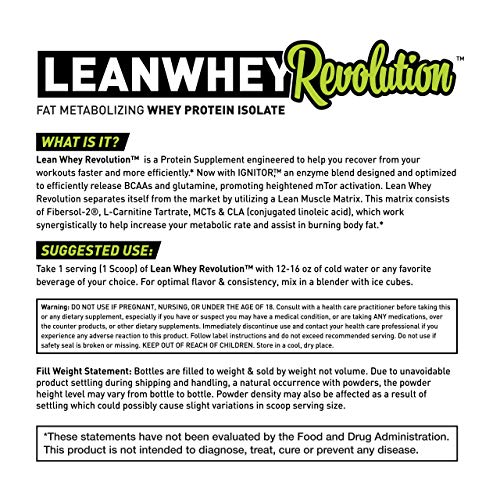 Musclesport Lean Whey Revolution™ Protein Powder - Whey Protein Isolate Musclesport uk supplements