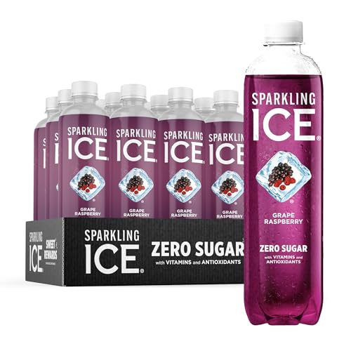 Sparkling Ice, Grape Raspberry Sparkling Water, Zero Sugar Flavored Water, with Vitamins Sparkling ICE uk supplements
