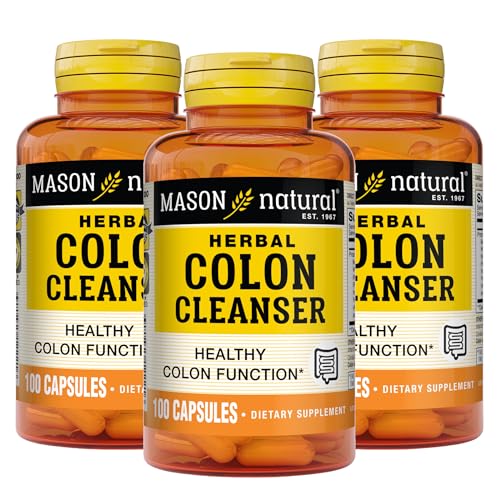 MASON NATURAL Colon Herbal Cleanser, Dietary Supplement Supports Digestive Health MASON NATURAL uk supplements