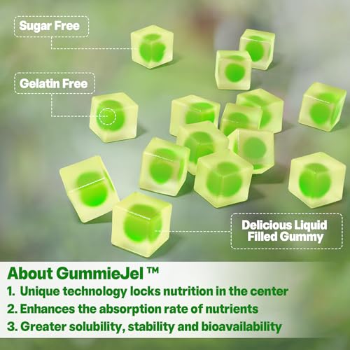 Sugar Free Black Seed Oil Filled Gummies & Chlorophyll, with Hydrolyzed Collagen EnvyCure uk supplements