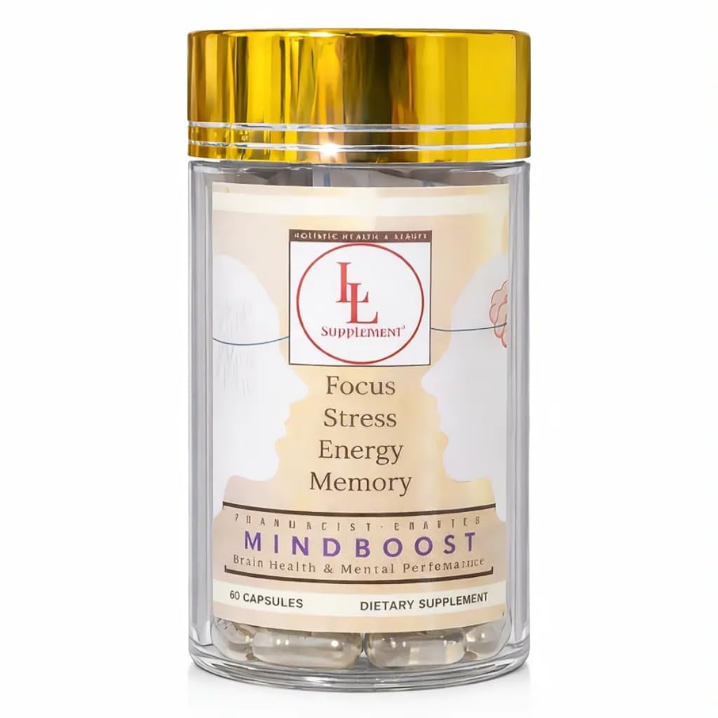 LL Supplement MindBoost Nootropic Brain & Focus Supplement – Lion’s Mane, B Vitamins & Alpha Lipoic Acid – Pharmacist Formulated – Gold Cap Edition – 60 Capsules L & L Supplement uk supplements