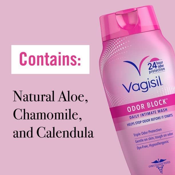 Vagisil Odor Block Daily Intimate Vaginal Wash 12 oz (Pack of 2) Vagisil uk supplements