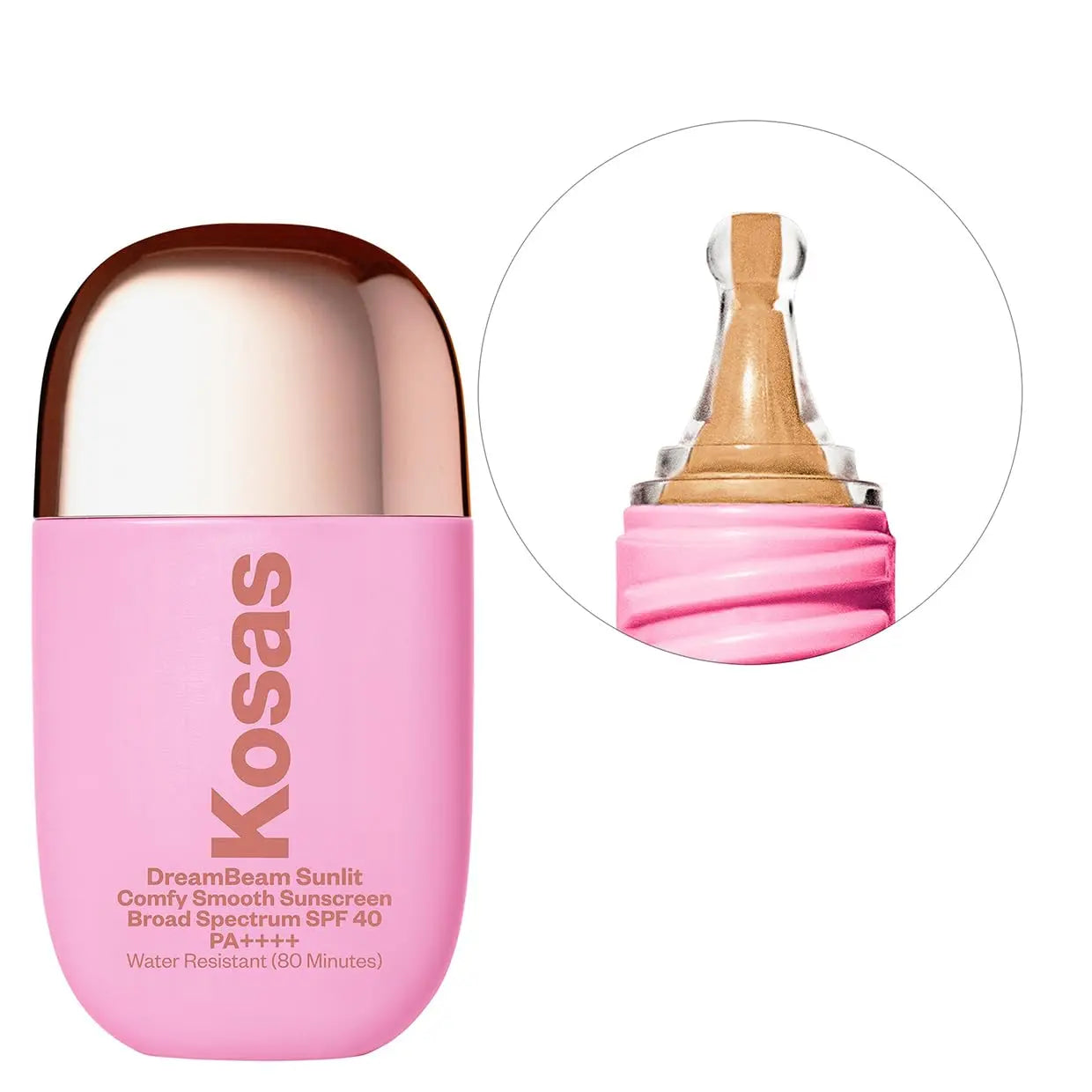 Kosas DreamBeam SPF 40 Mineral Sunscreen for Face + Makeup Prep – Lightweight Hydrating Sun Protection, 40 ml Kosas uk supplements