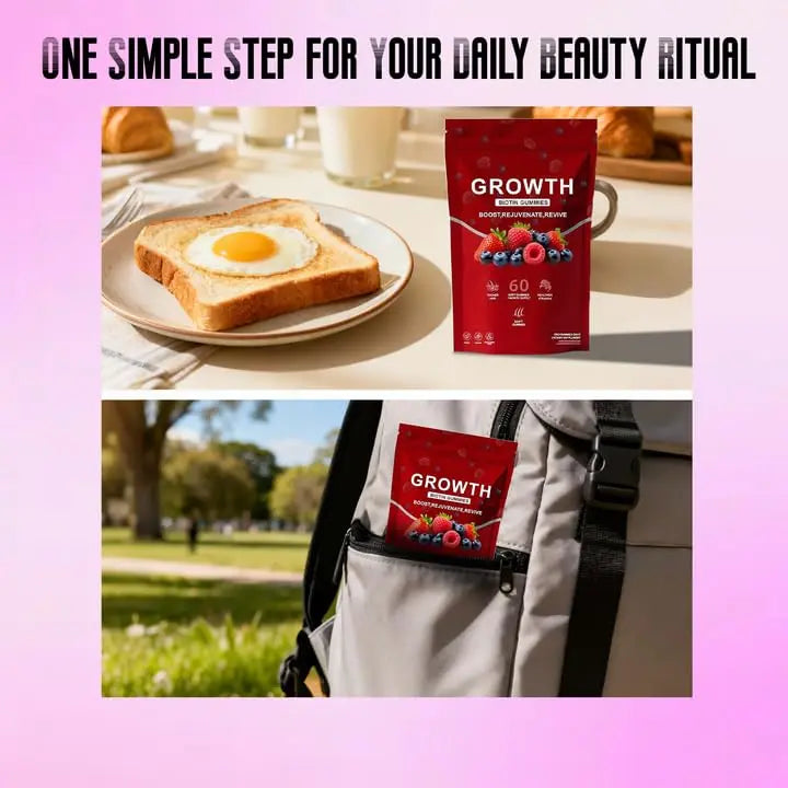 BDQBDQ Lumin Hair Growth Gummies, Infused with Biotin, Vitamins, and Botanical Extracts to Support Healthy Hair Growth and Strength BDQBDQ uk supplements