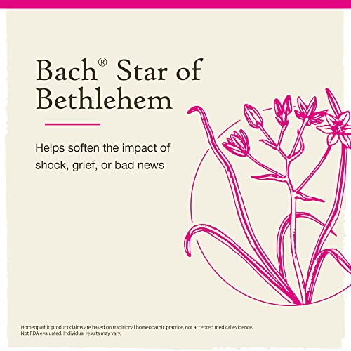 Bach Original Flower Remedies, Star of Bethlehem for Grief and Shock (Non-Alcohol Formula) Bach uk supplements
