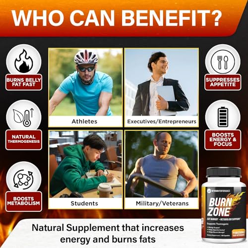 Veteran Performance Burn Zone Thermogenic Fat Burner – Metabolism Booster Appetite Veteran Performance uk supplements