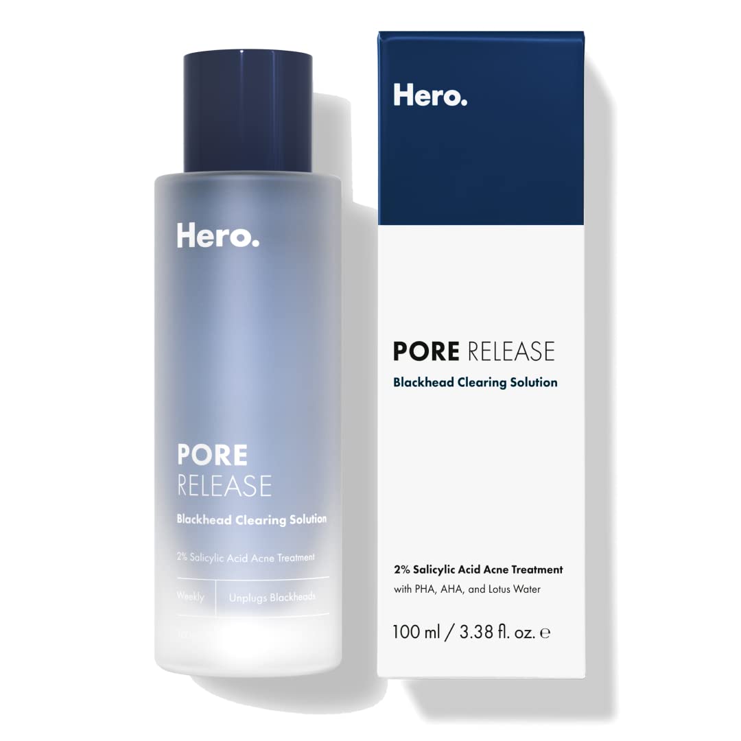 Hero Cosmetics Pore Release Blackhead Clearing Solution - Exfoliating Toner Featuring BHA HERO COSMETICS uk supplements