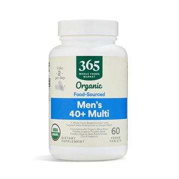 365 by Whole Foods Market, Vitamin Multi Mens Food Cultured 40 Plus, 60 Count 365 by Whole Foods Market uk supplements