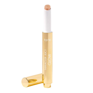 tarte maracuja juicy glow highlight – Highlighter with Vitamin E to Hydrate, Blur appearance for a Smooth Buildable & Luminous Radiant Finish, Vegan & Cruelty-Free, full size, champagne glow tarte uk supplements