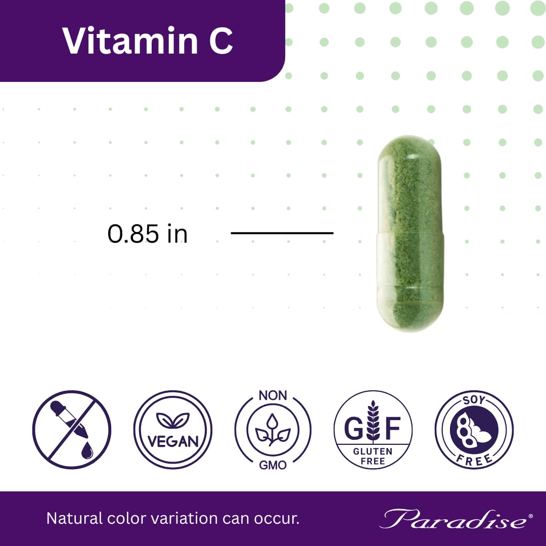 Paradise Herbs Earth's Blend Vitamin C with Nature's C and Adaptogens, Superfoods Base of Probiotics & Organic Alkalizing Greens, 90 Vegetarian Capsules Paradise Herbs uk supplements