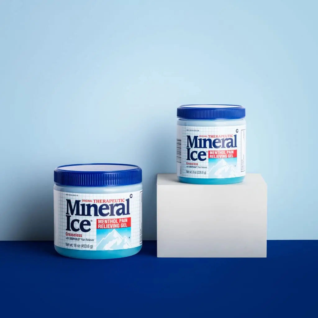 Mineral Ice Pain Relieving Gel - 8 oz, Pack of 4 Mineral Ice uk supplements