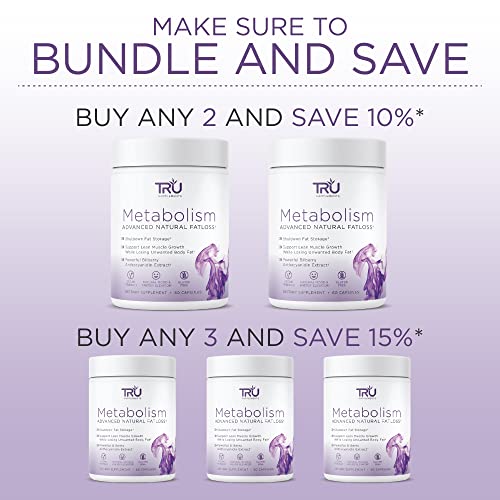 TRU Metabolism, Advanced Fat Loss, Fight Cravings, Boost Mood, No Jitters or Crash TRU Supplements uk supplements